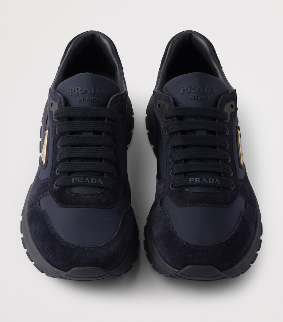 Re-Nylon and Suede Prax 2.0 Sneakers F0008 Image 3