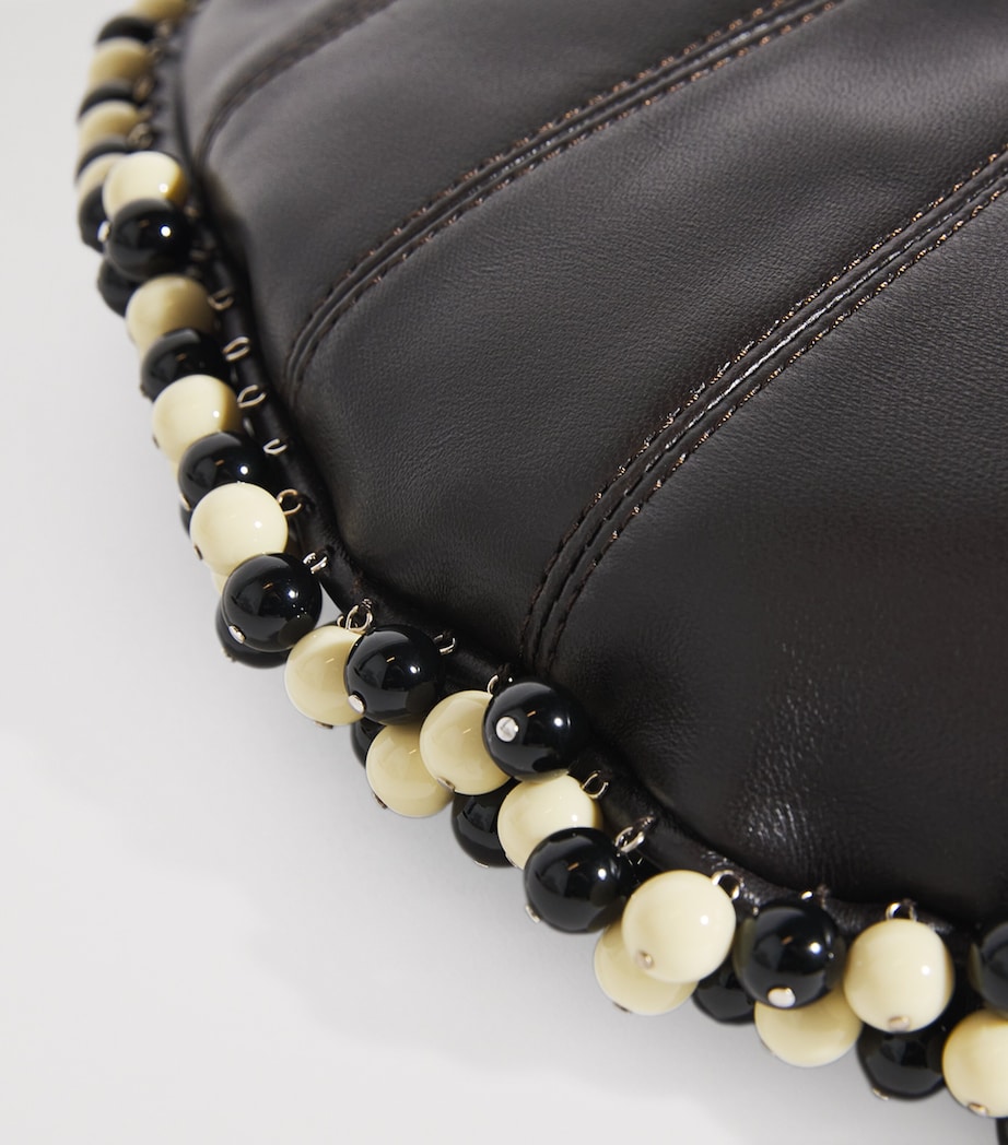 Mini Lambskin Fortune Croissant Shoulder Bag BR490DARK CHOCOLATE Image 5