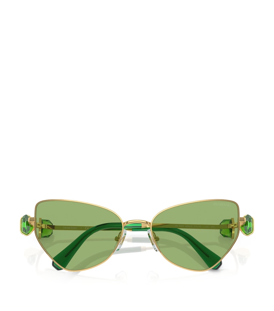 Crystal-Embellished Cat-Eye Sunglasses 4004/2 Image 5