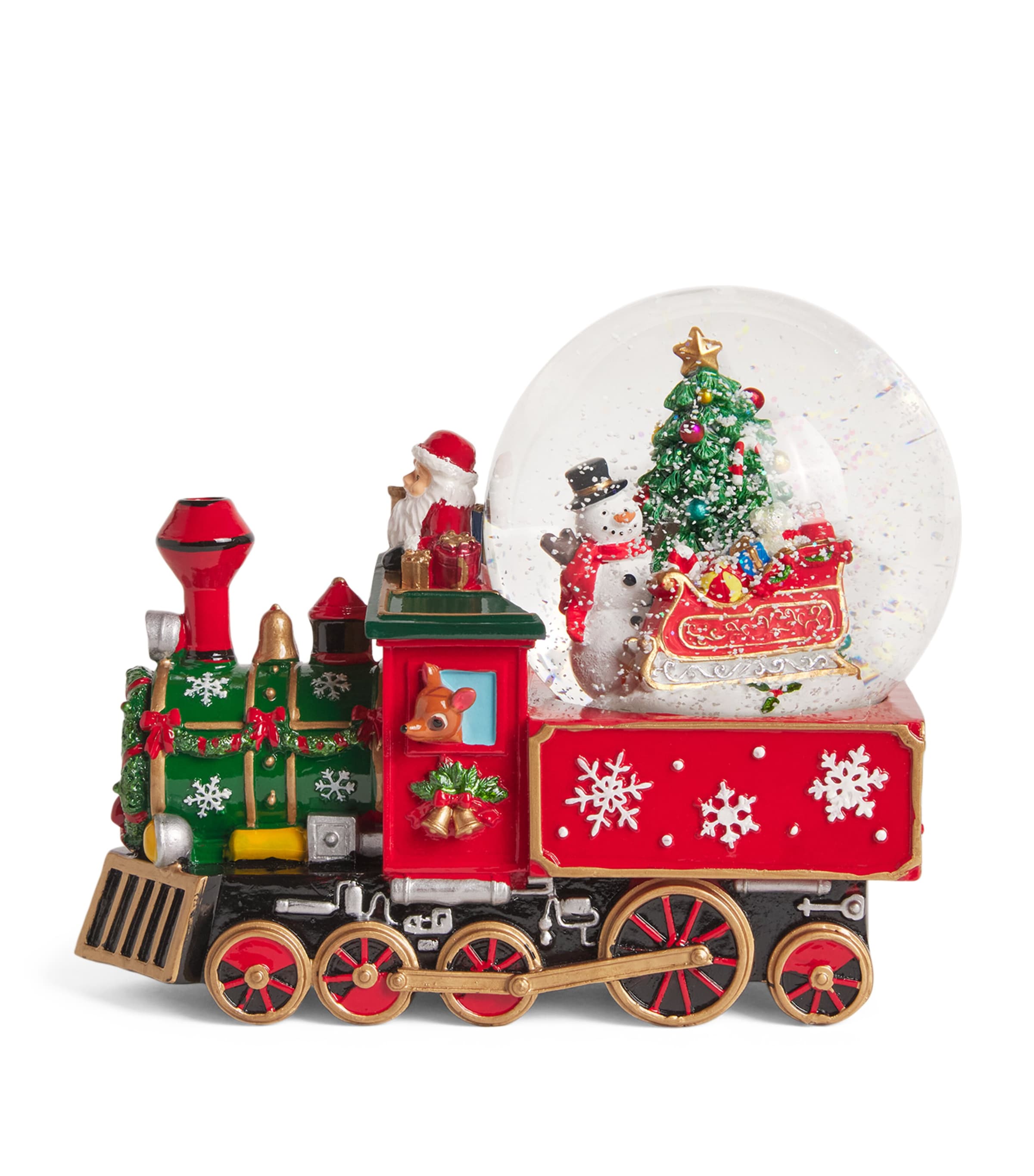 Harrods Train Snow Globe Red Image 1
