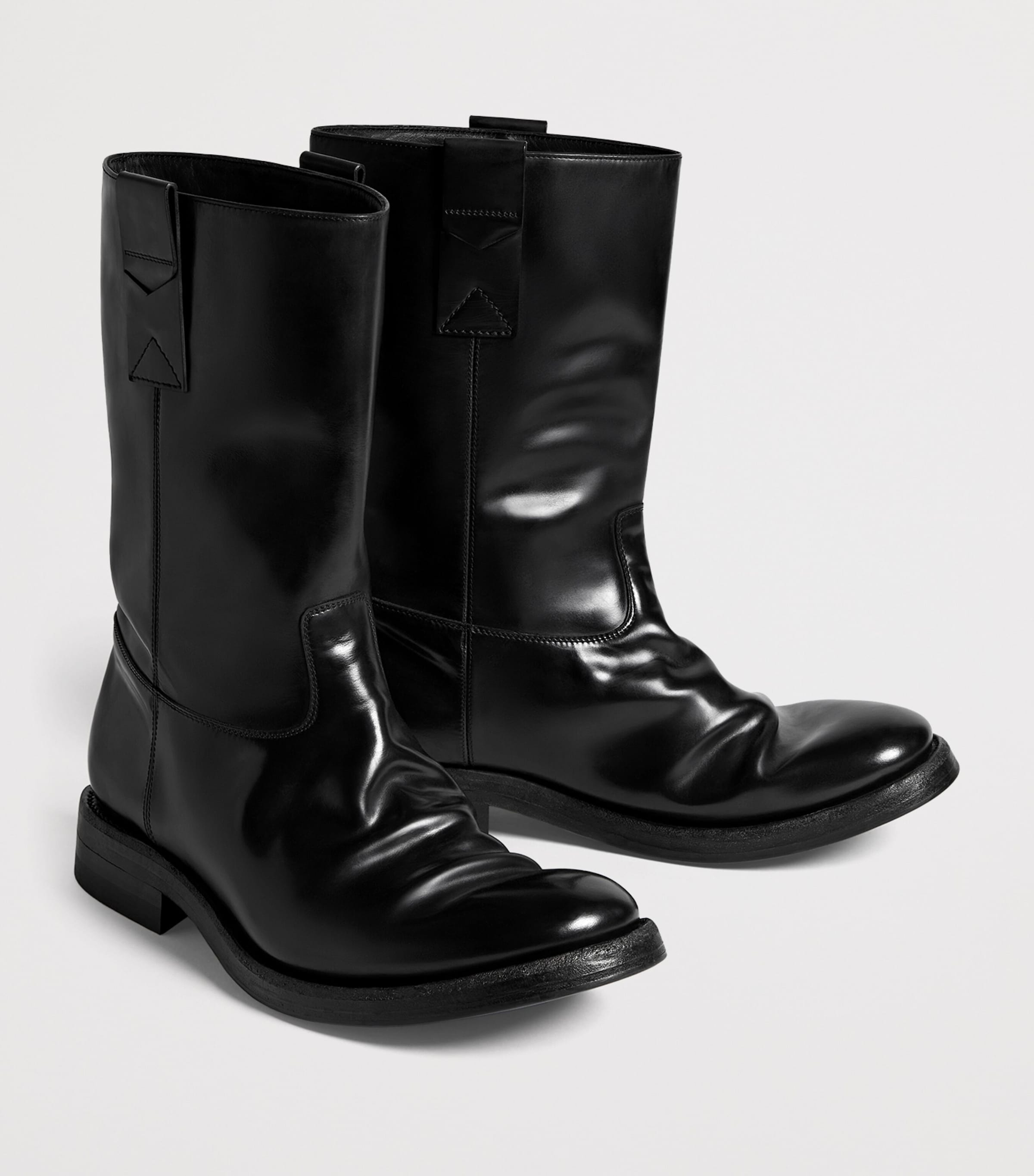 Bottega Veneta Leather Slip-On Boots Image 3