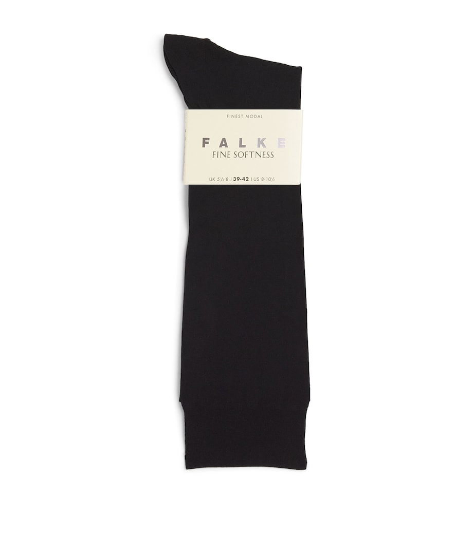 Fine Softness Knee-High Socks 3000 BLACK Image 1