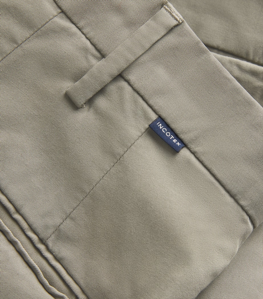 Cotton Royal Batavia Slim Chinos 903 GRIGIO CHIARO Image 5
