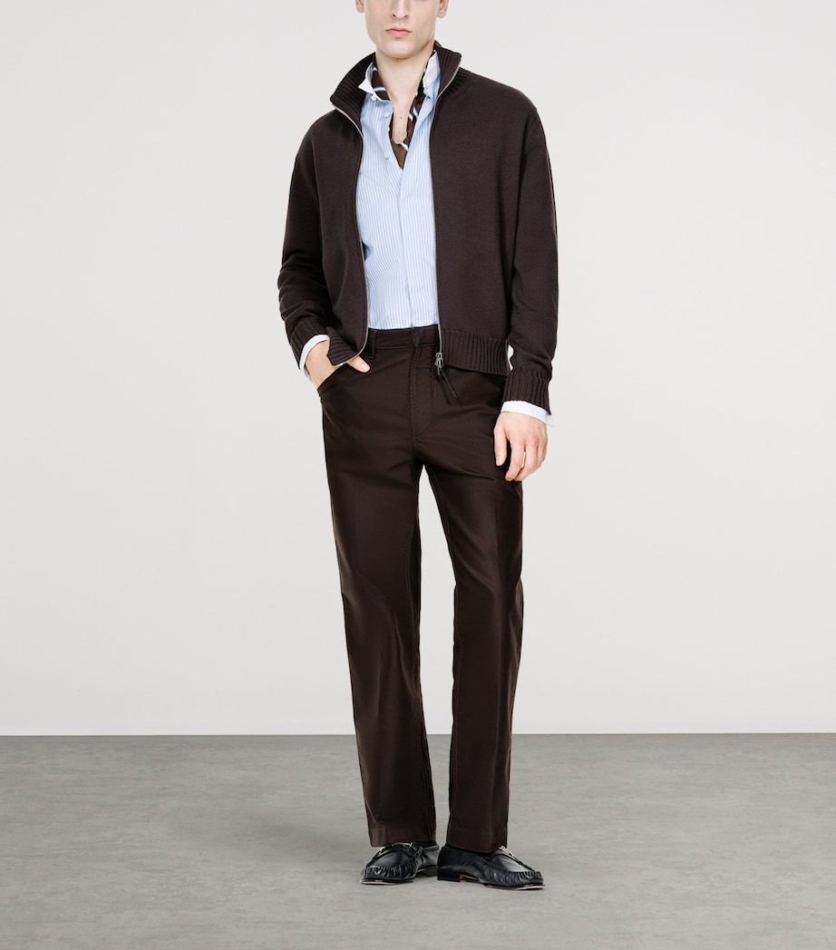 TOM FORD Mens Cotton Carpenter Trousers Edb Image 2