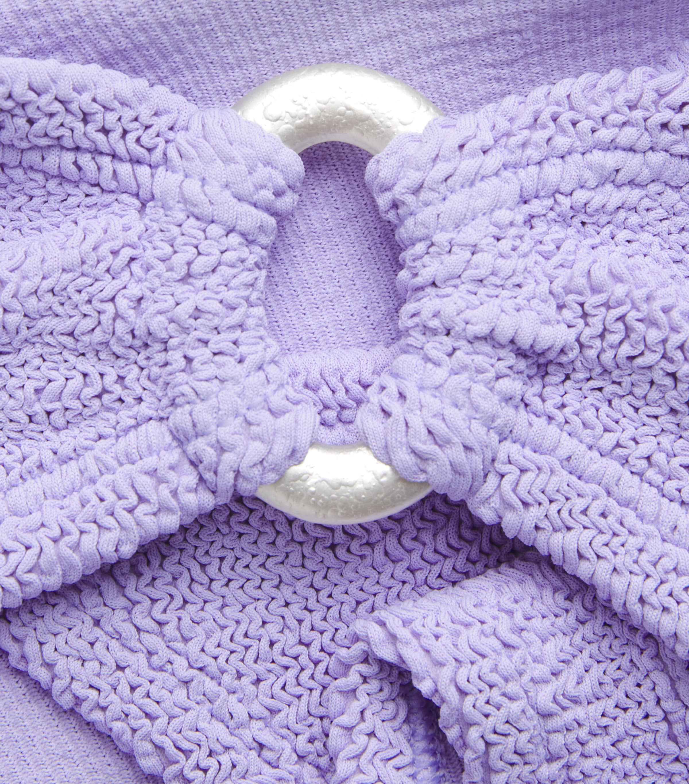 Hunza G Womens Misty Pearly Hoop Bikini Lilac Image 4