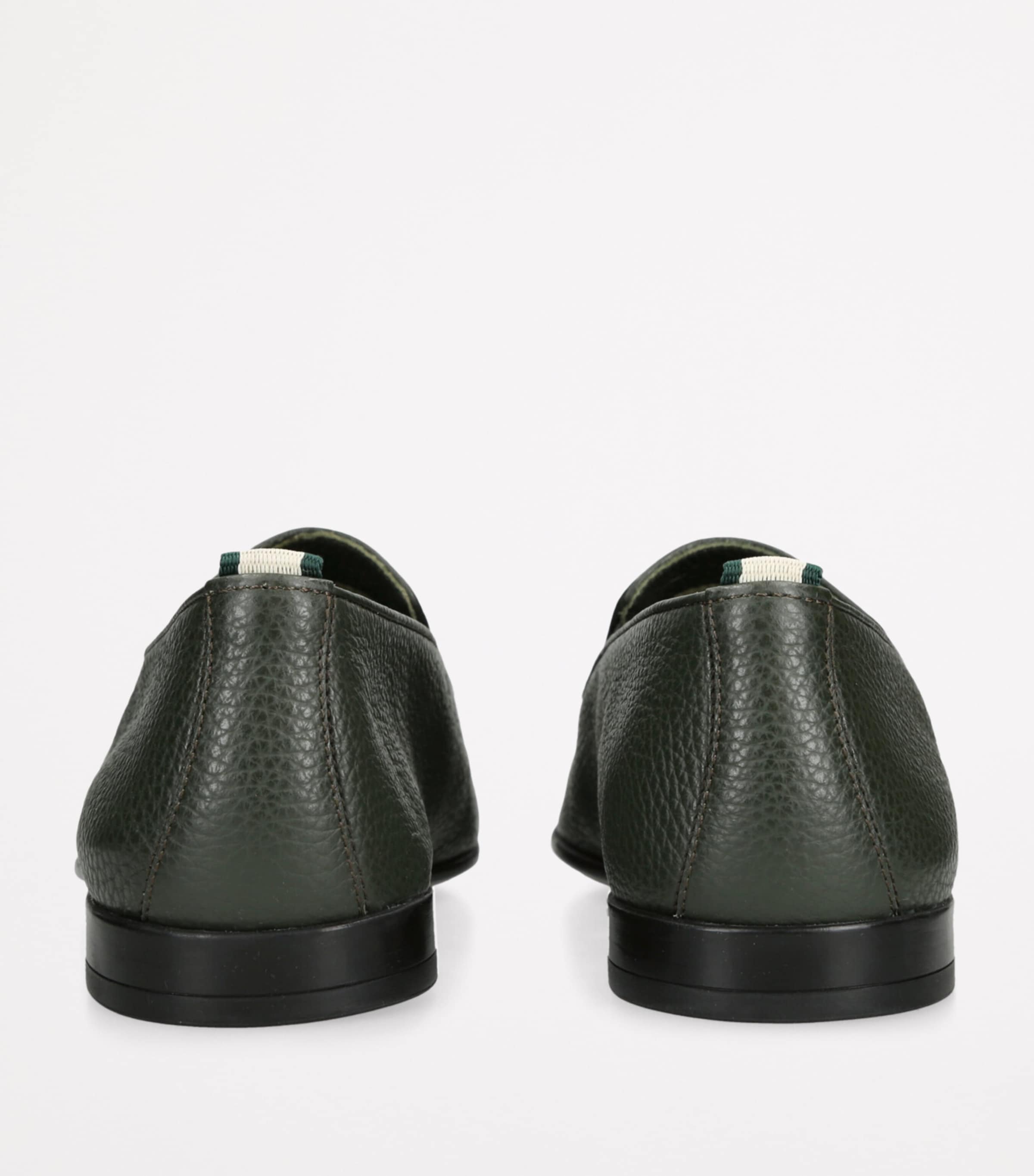 Brotini Deerskin Slippers Dark Green Image 2