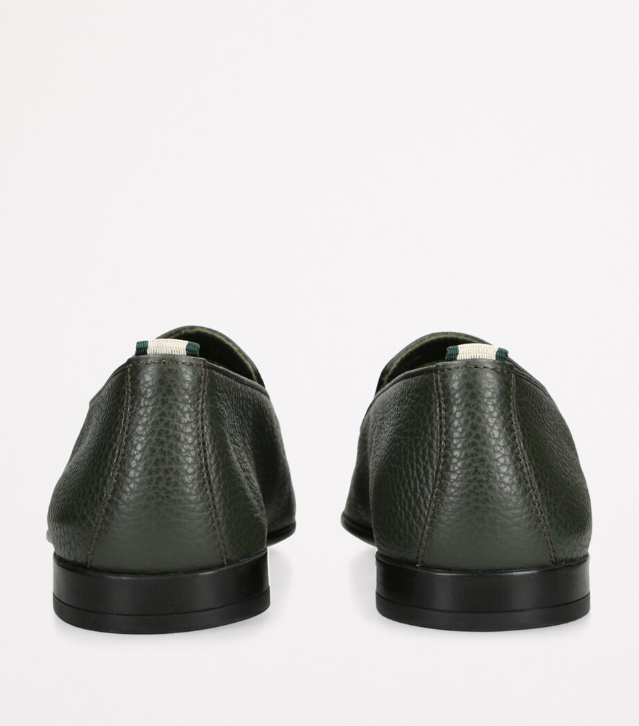 Brotini Deerskin Slippers Dark Green Image 2