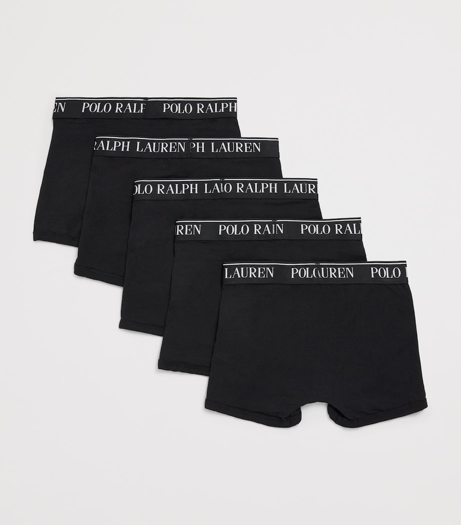 Pack of 5 Stretch-Cotton Boxer Briefs (6-14 Years) G9OPOLO BLACK Image 2