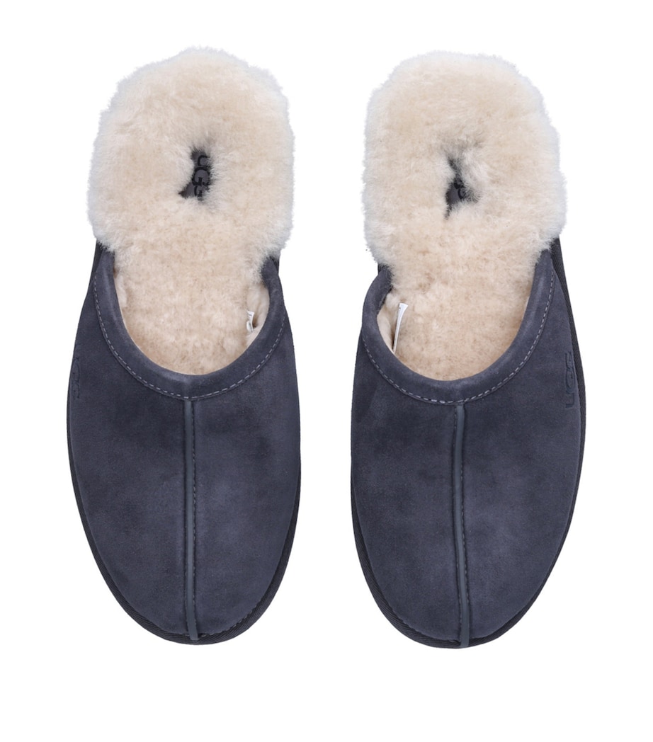 Suede Scuff Slippers GREY/DARK Image 4