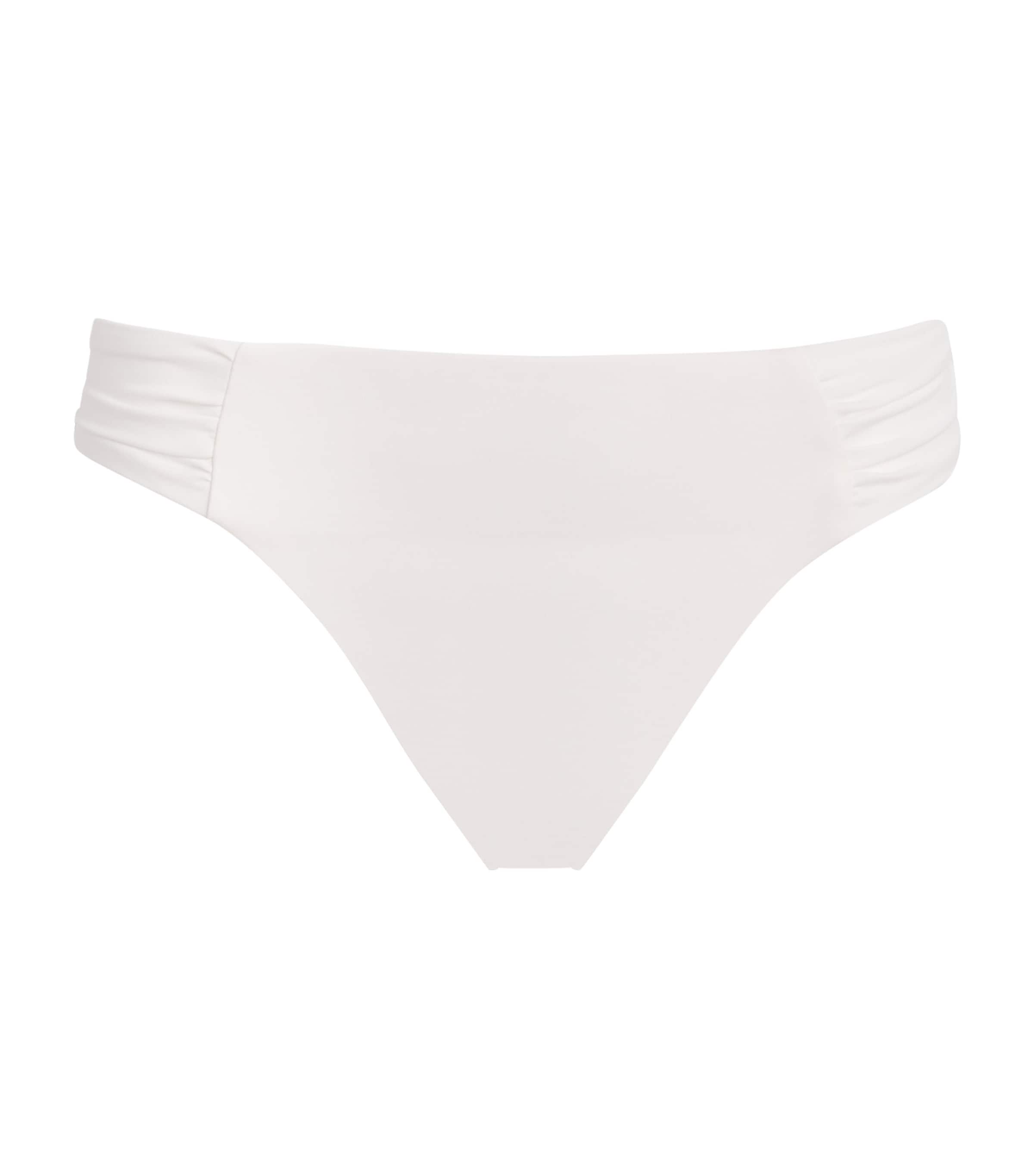 AWAY THAT DAY Womens Cannes Bikini Bottoms Bridal White Image 1