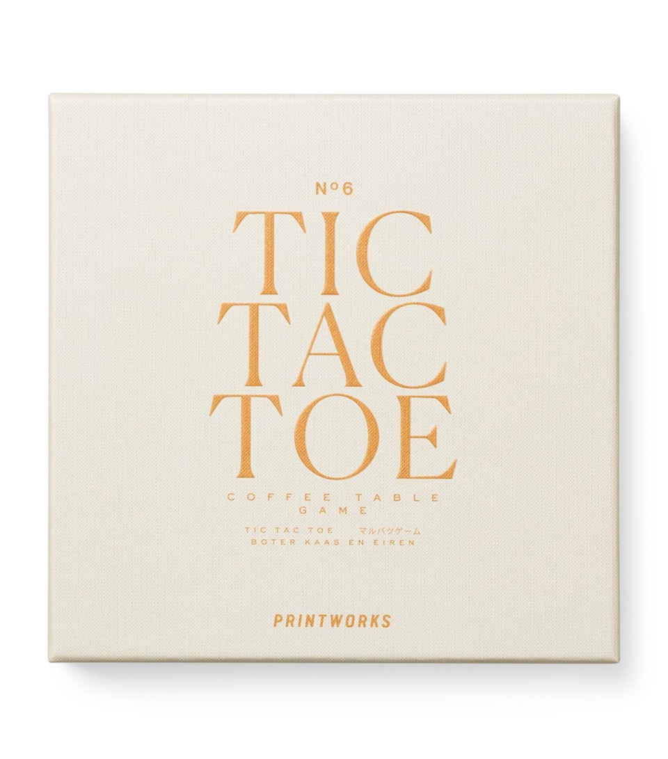 Printworks Classic Tic Tac Toe Set Sand