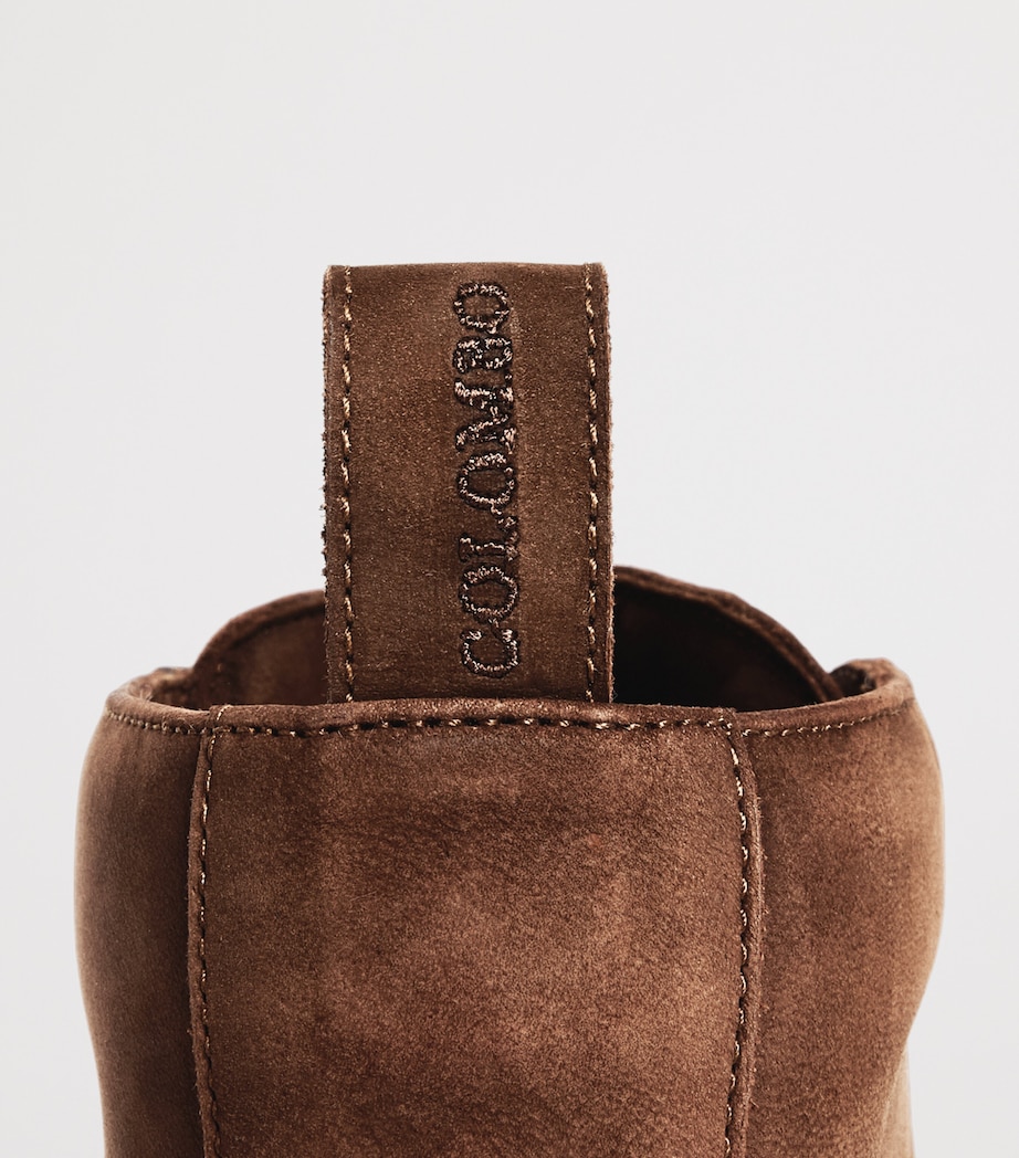 Colombo Nubuck Ankle Boots Dark Wine Image 7