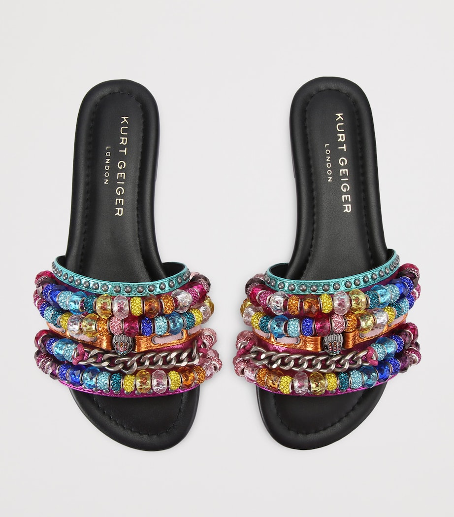 Kurt Geiger London Southbank Beaded Slides Mult/other Image 4
