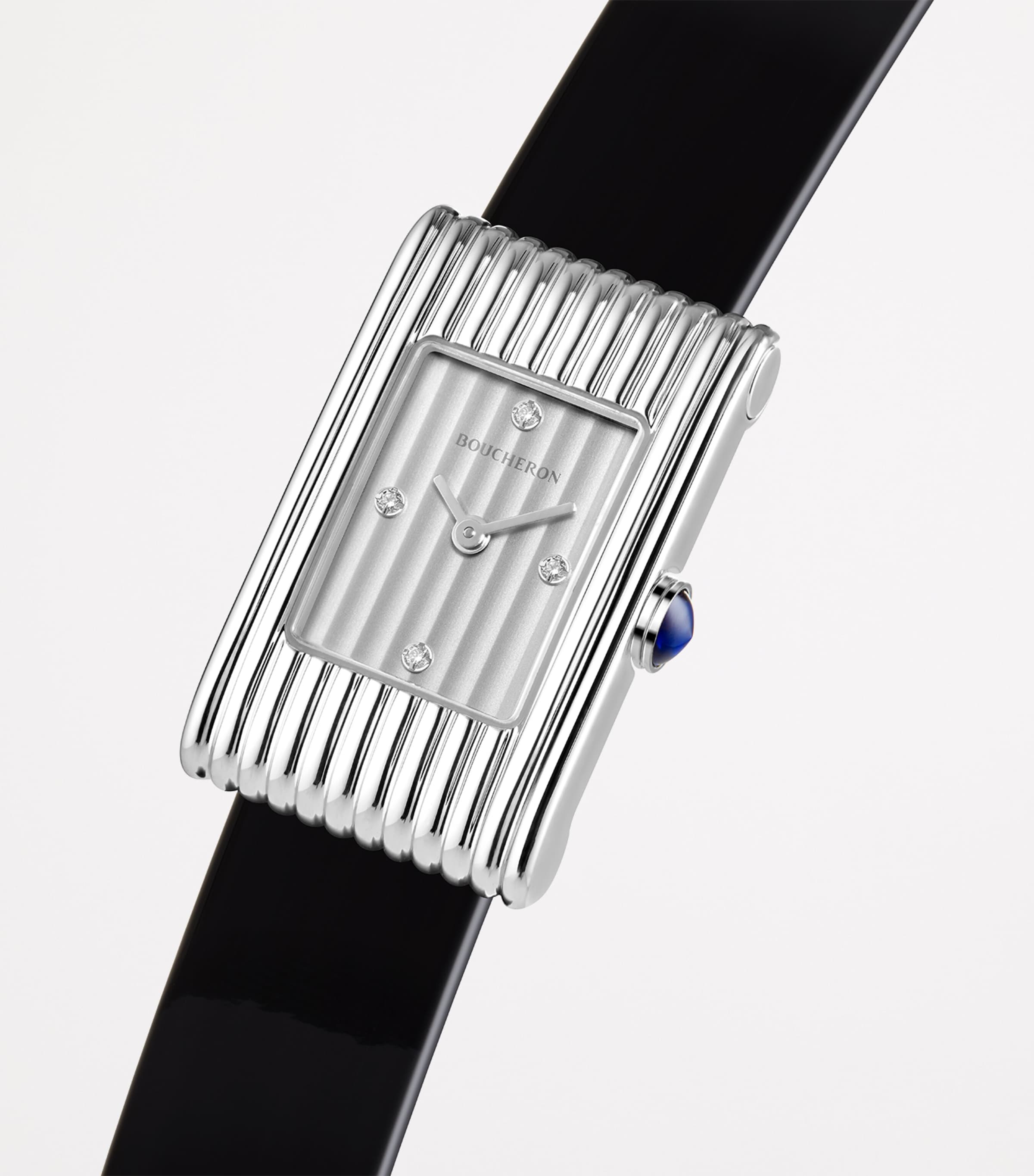 Stainless Steel and Diamond Reflet Watch 29.5mm NO COLOUR Image 2