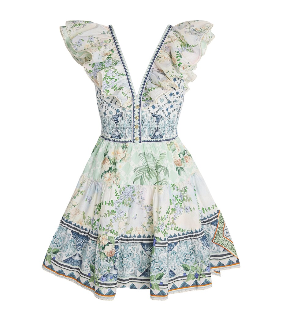 Jardim Party Tiered Mini Dress JARDPART Image 1