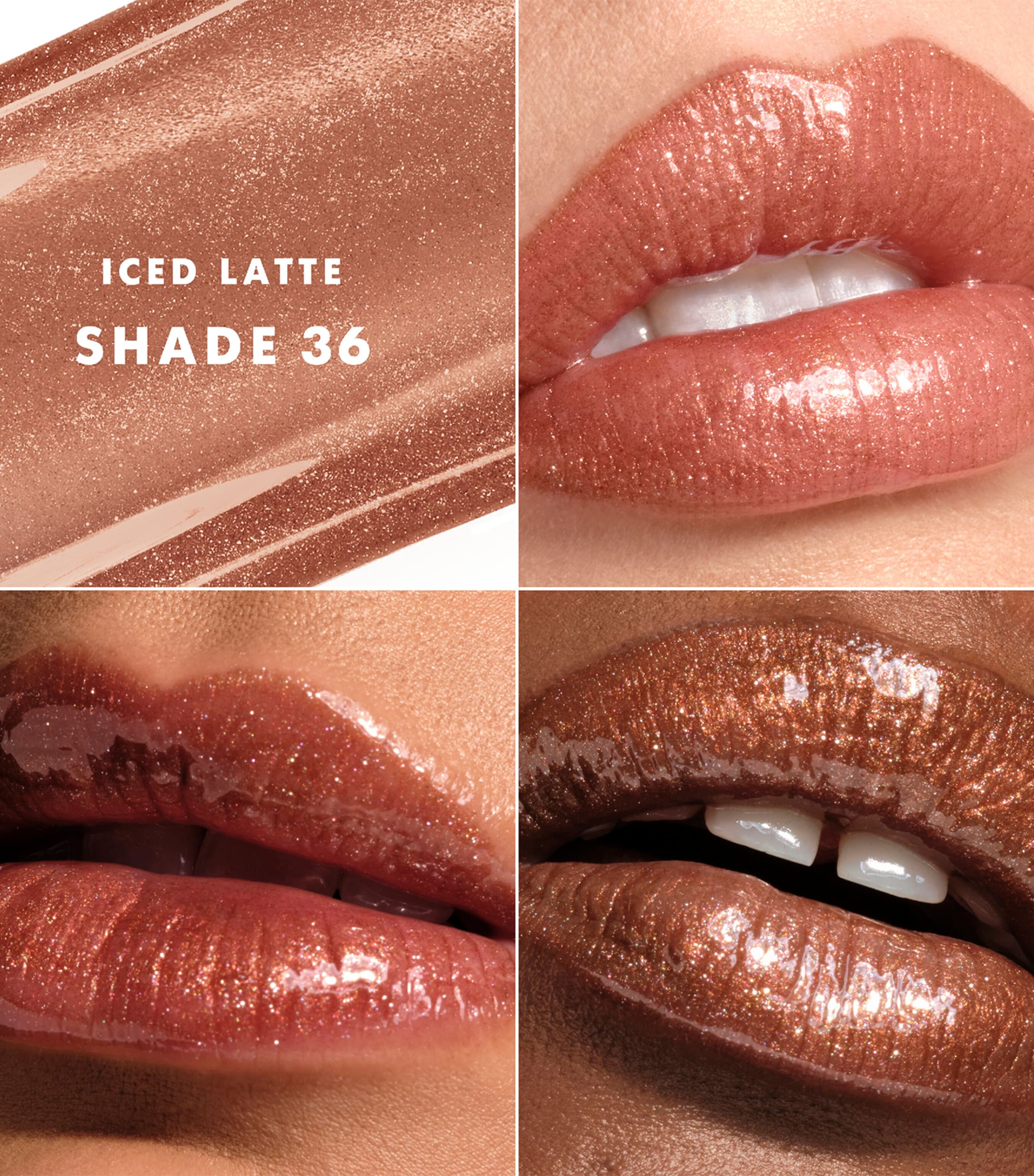 Armani Prisma Glass Icy Plumper Lip Gloss ICED LATTE Image 5