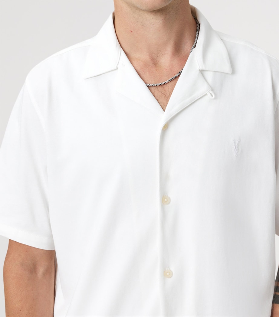 Cotton Hudson Shirt CLIFF WHITE Image 7