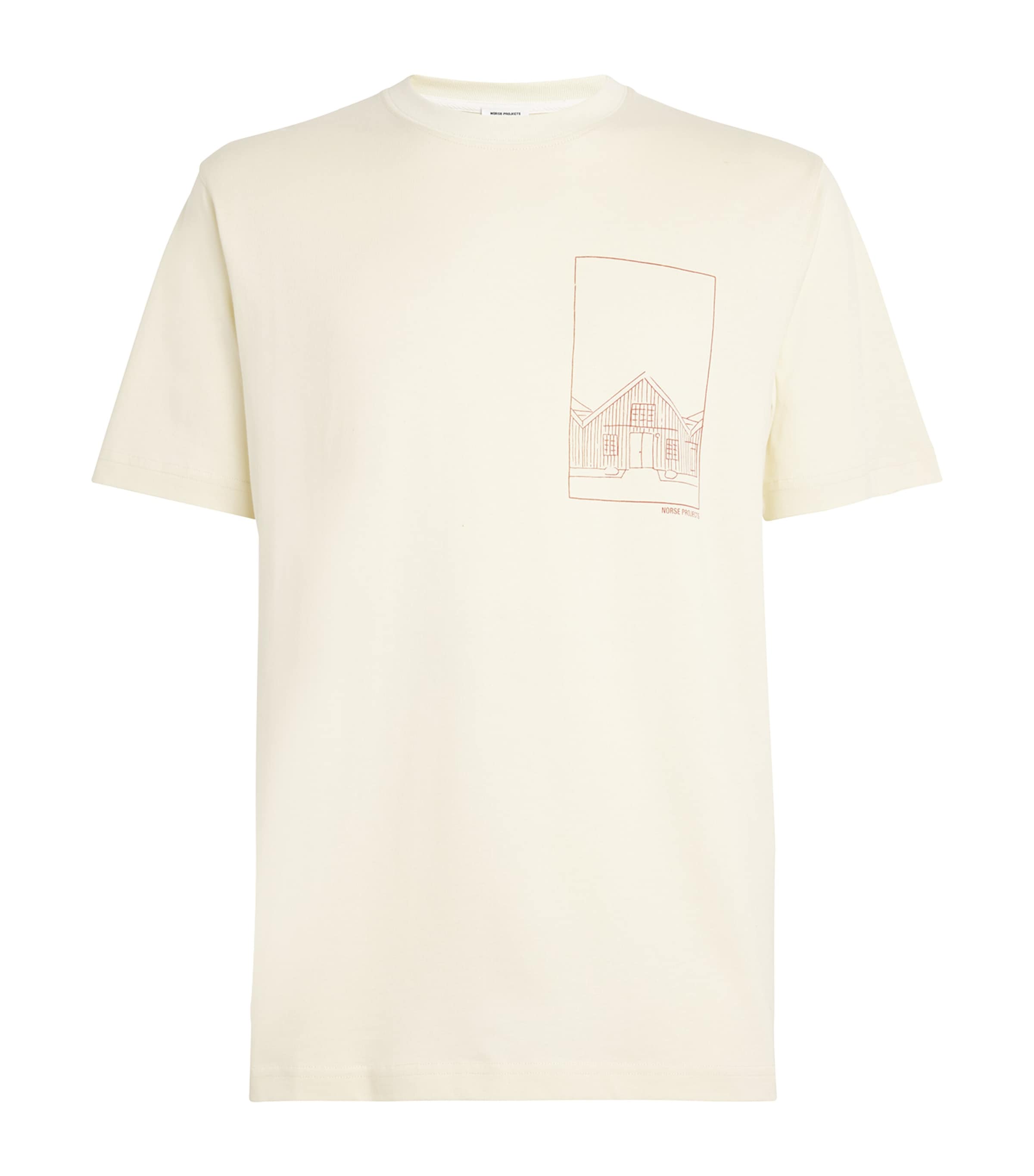 Shop Norse Projects Cotton Johannes T-shirt In White