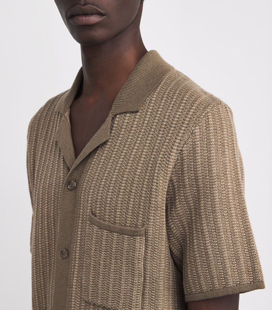 Cotton-Wool Sarhys Shirt CANTEEN MEL. Image 6