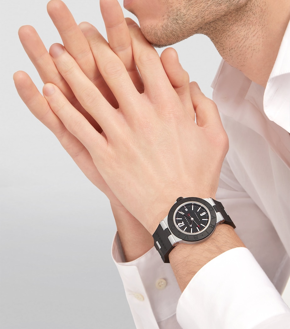 BVLGARI Aluminium Titanium Watch 40mm BLACK Image 7