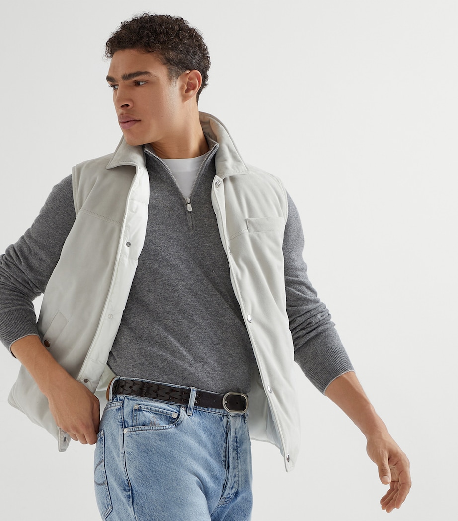 Cashmere Quarter-Zip Sweater CG217 Image 5