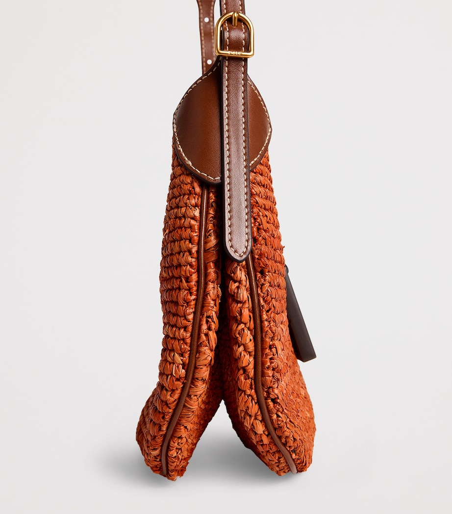 Small Crochet Polo ID Shoulder Bag SEQUOIA/CUOIO Image 6