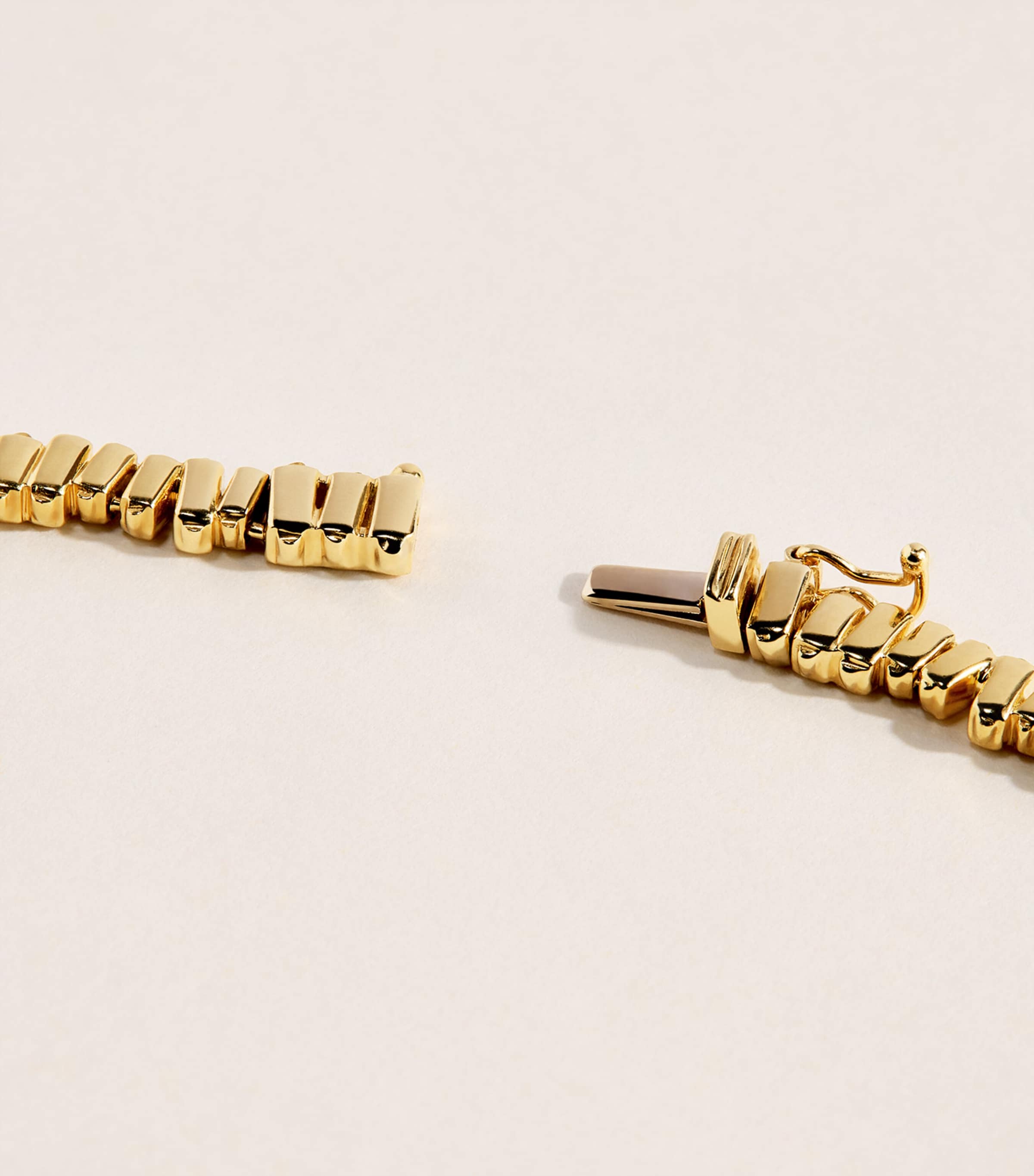 Suzanne Kalan Yellow Gold and Diamond Classic Fireworks Tennis Necklace Yg/wd Image 3