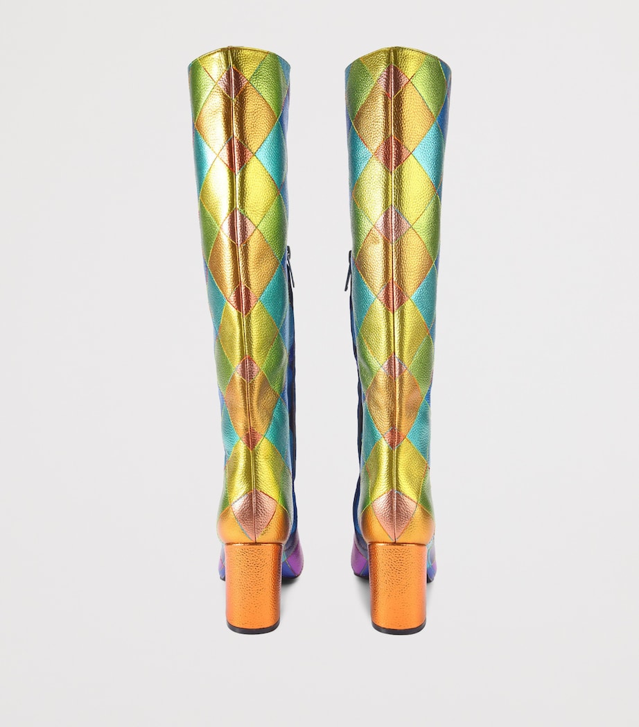 Metallic Regent Knee-High Boots MULT/OTHER Image 2