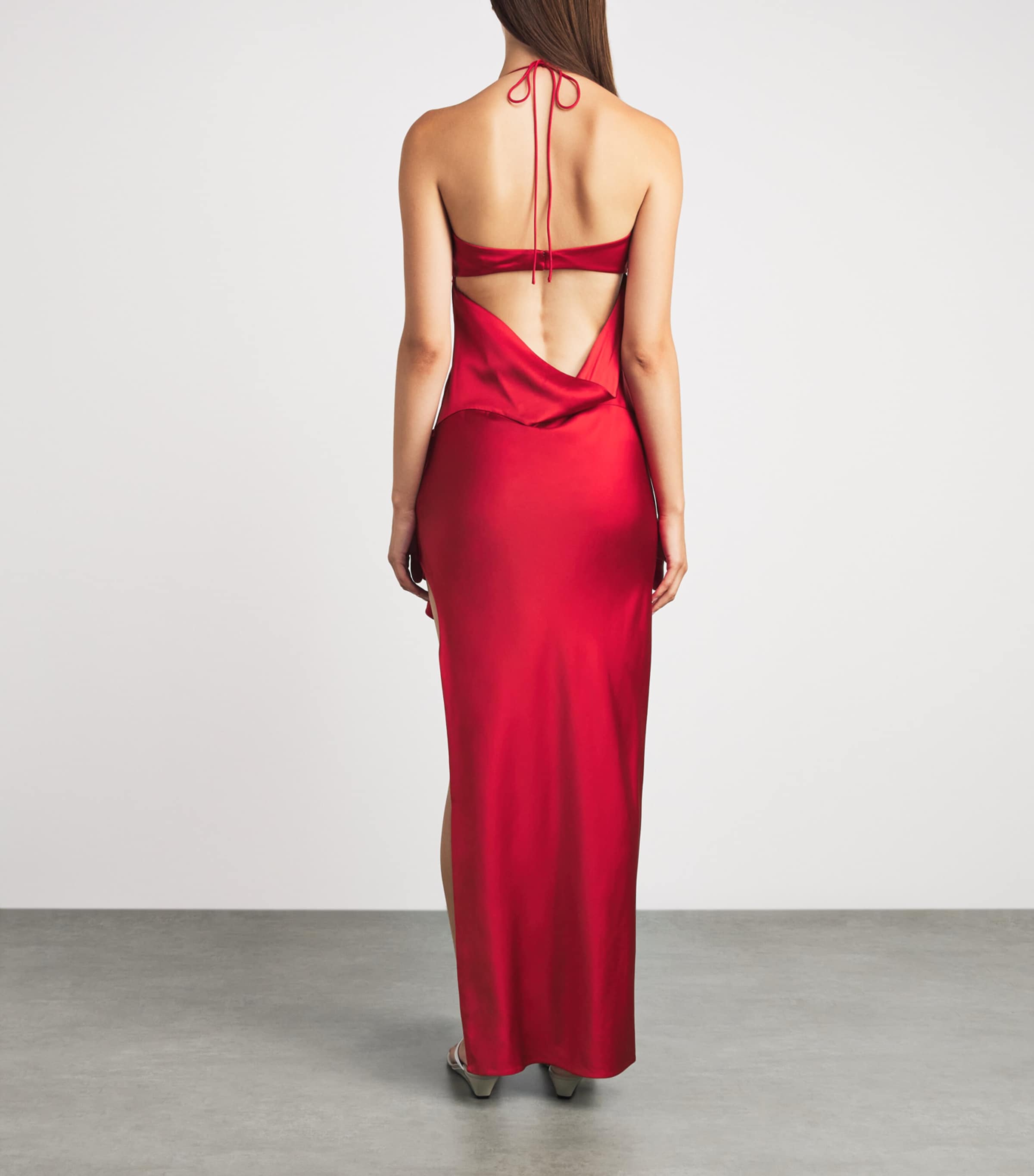Alice+Olivia Womens Palma Maxi Dress Hibiscus Image 4