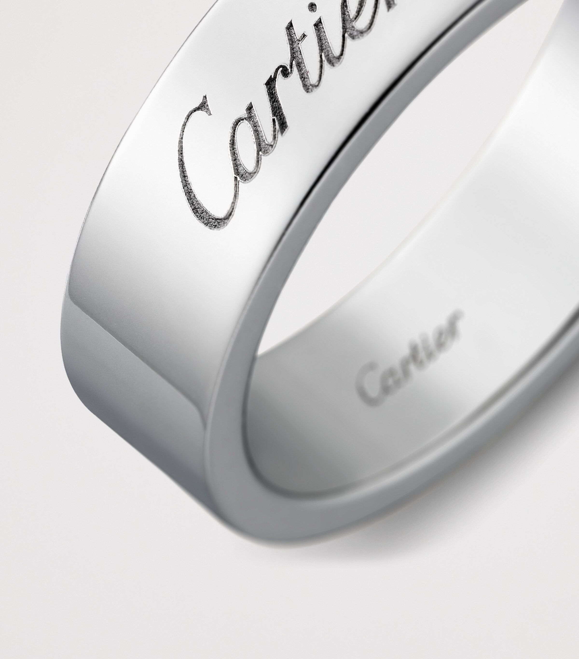Cartier Platinum C de Cartier Wedding Band (5mm) Platinum Image 6