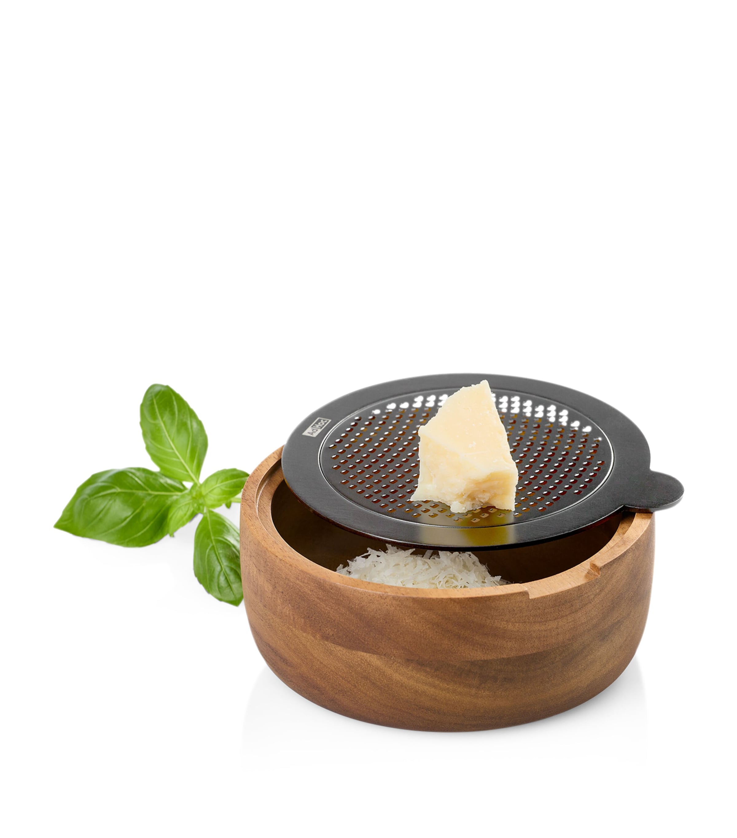 Cut'n'Serve Fine Round Grater METALIC Image 4