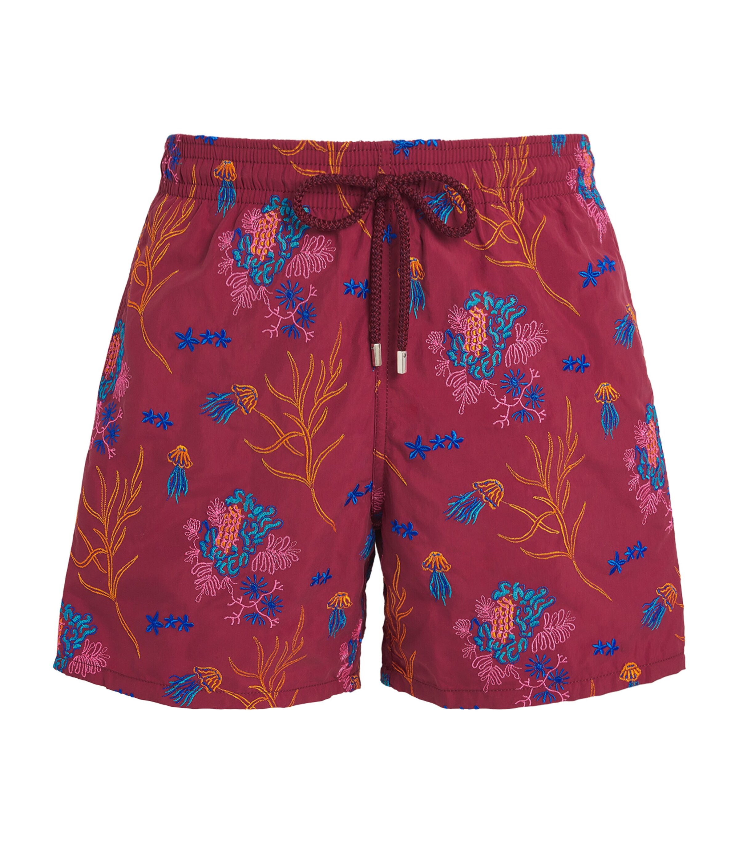 Vilebrequin Medusa Flowers Embroidered Mistral Swim Shorts | Holiday Shop | Mens | Men Clothing | Swimwear | Designers | Vilebrequin