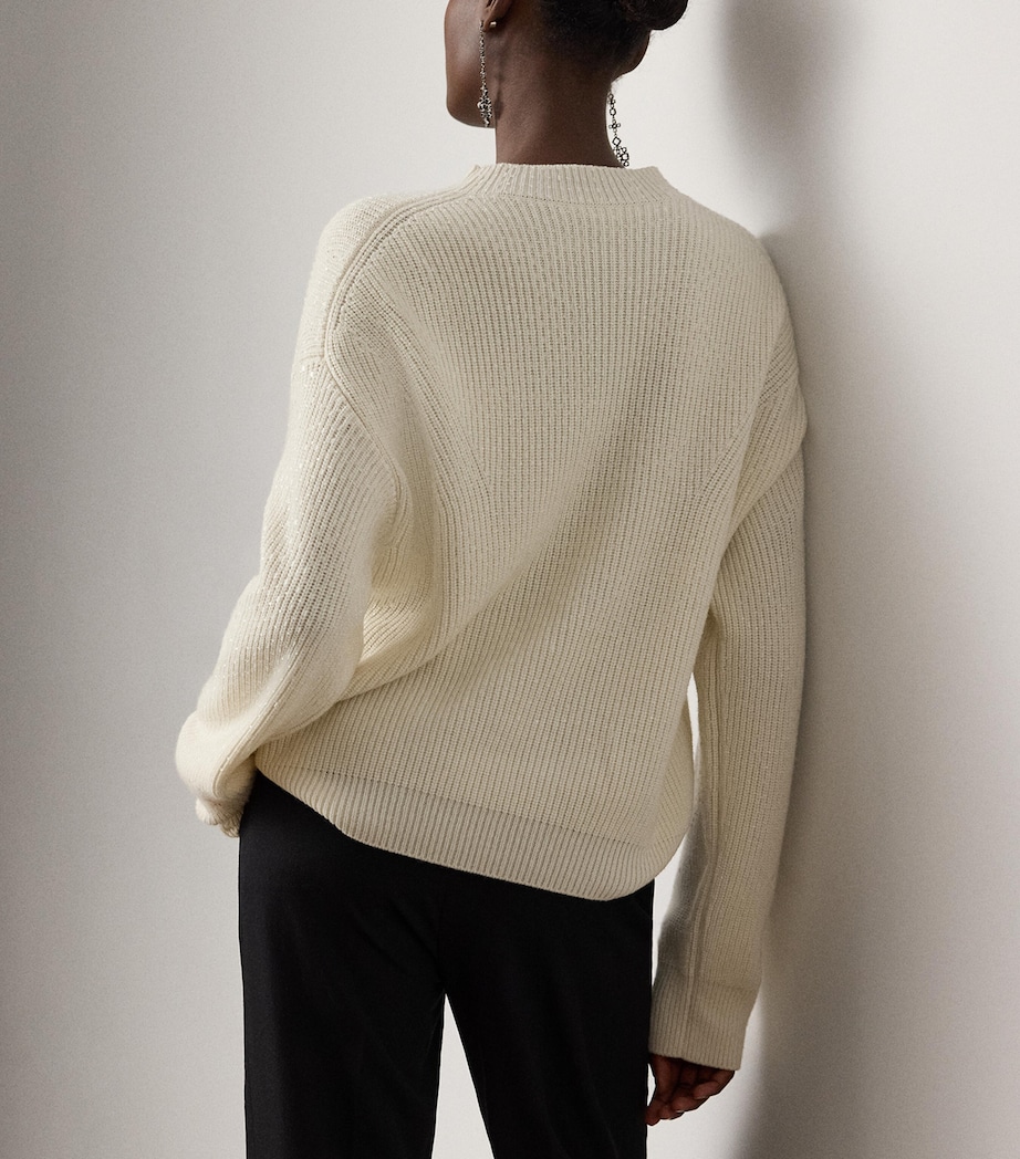 Cashmere Sweater CREAM Image 3