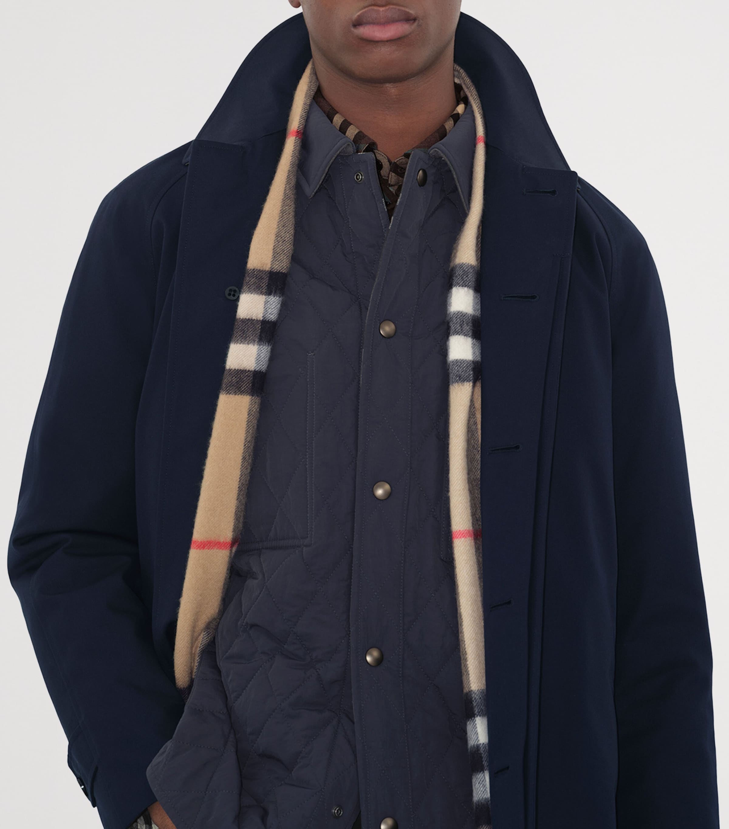 Mid-Length Camden Heritage Car Coat COAL BLUE Image 5