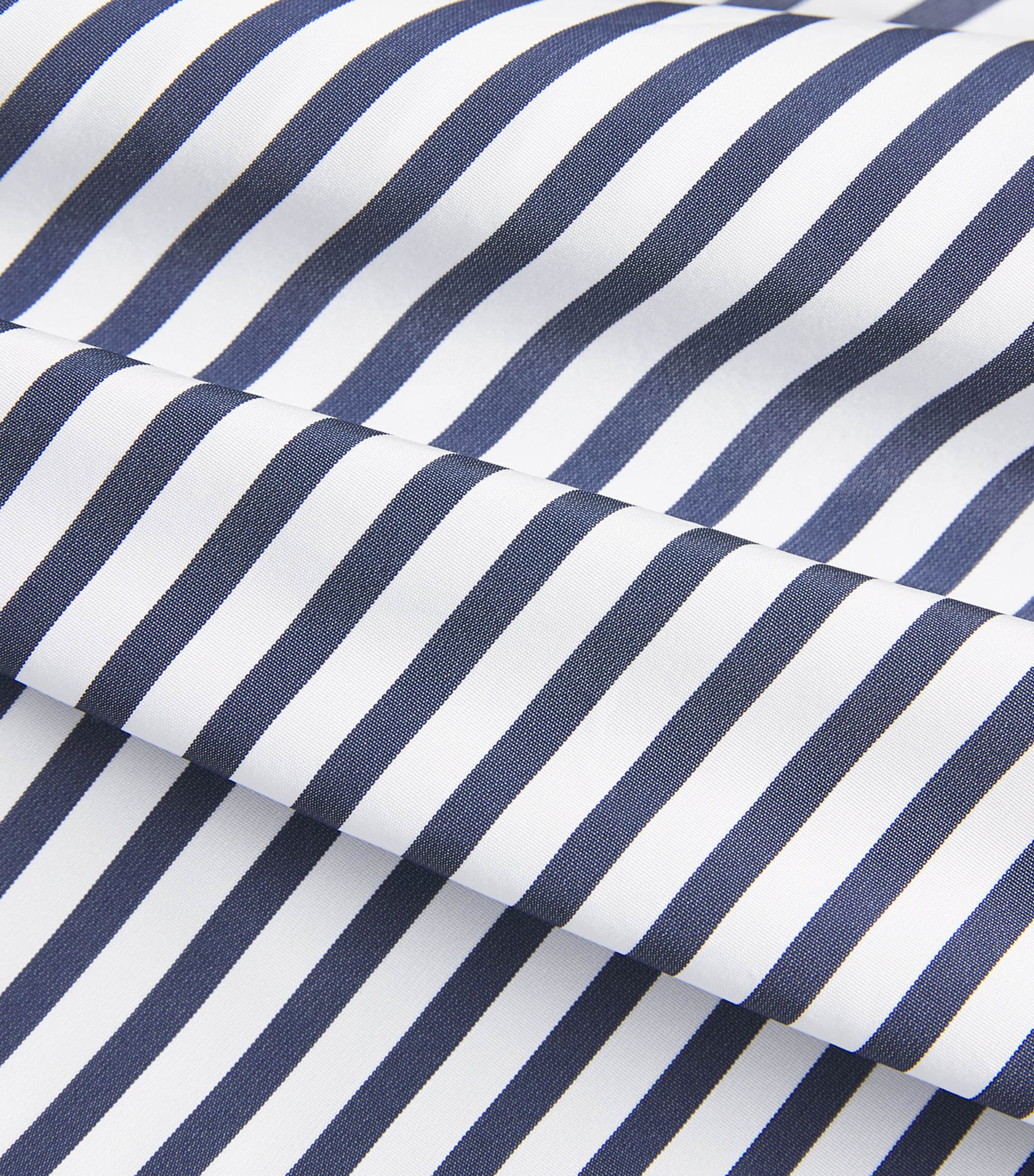 Patou Womens Stripe Midi Skirt Offshore Stripe Image 6