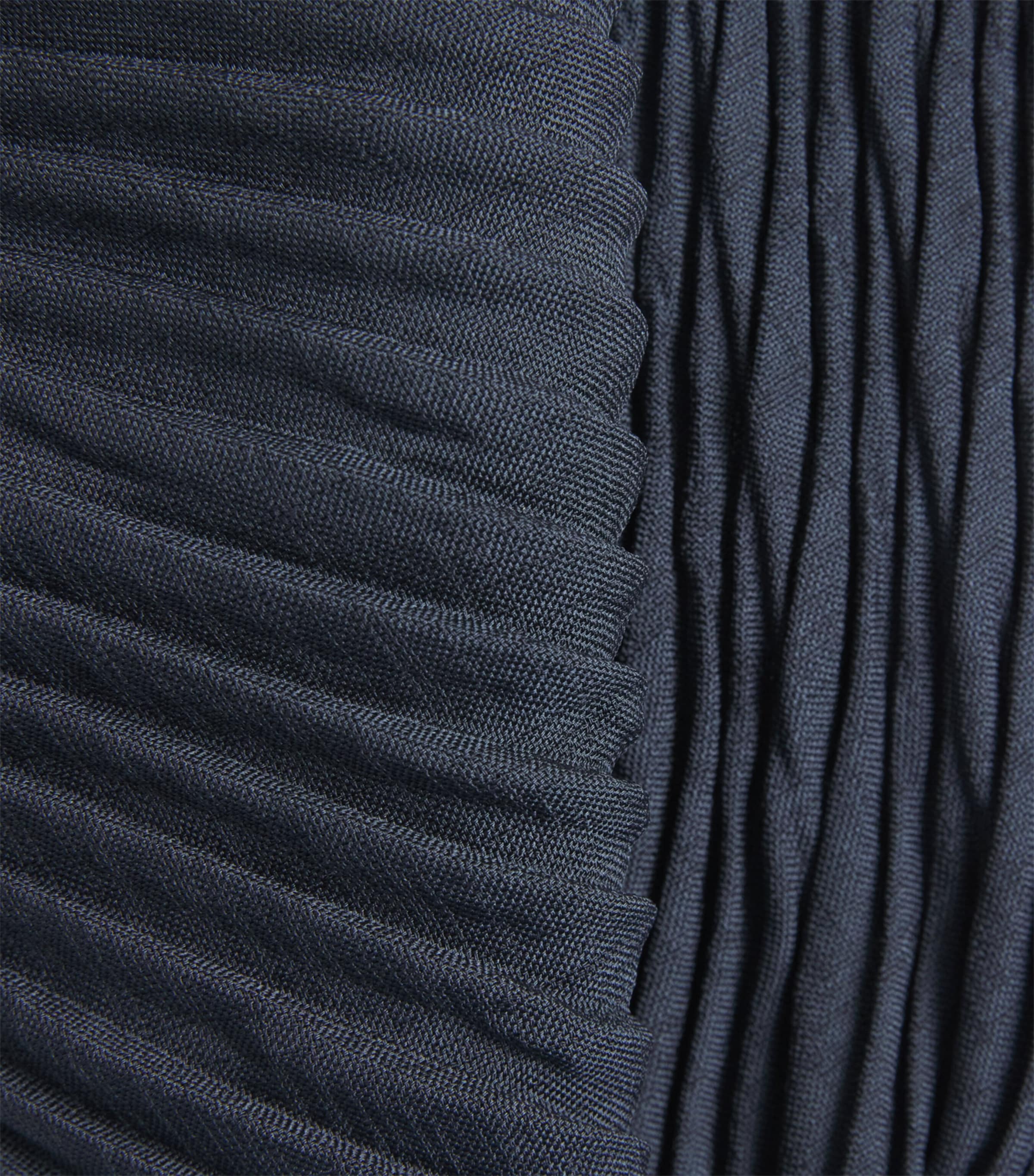 Issey Miyake Womens Unfurling Pleats Top Dark Navy Image 6