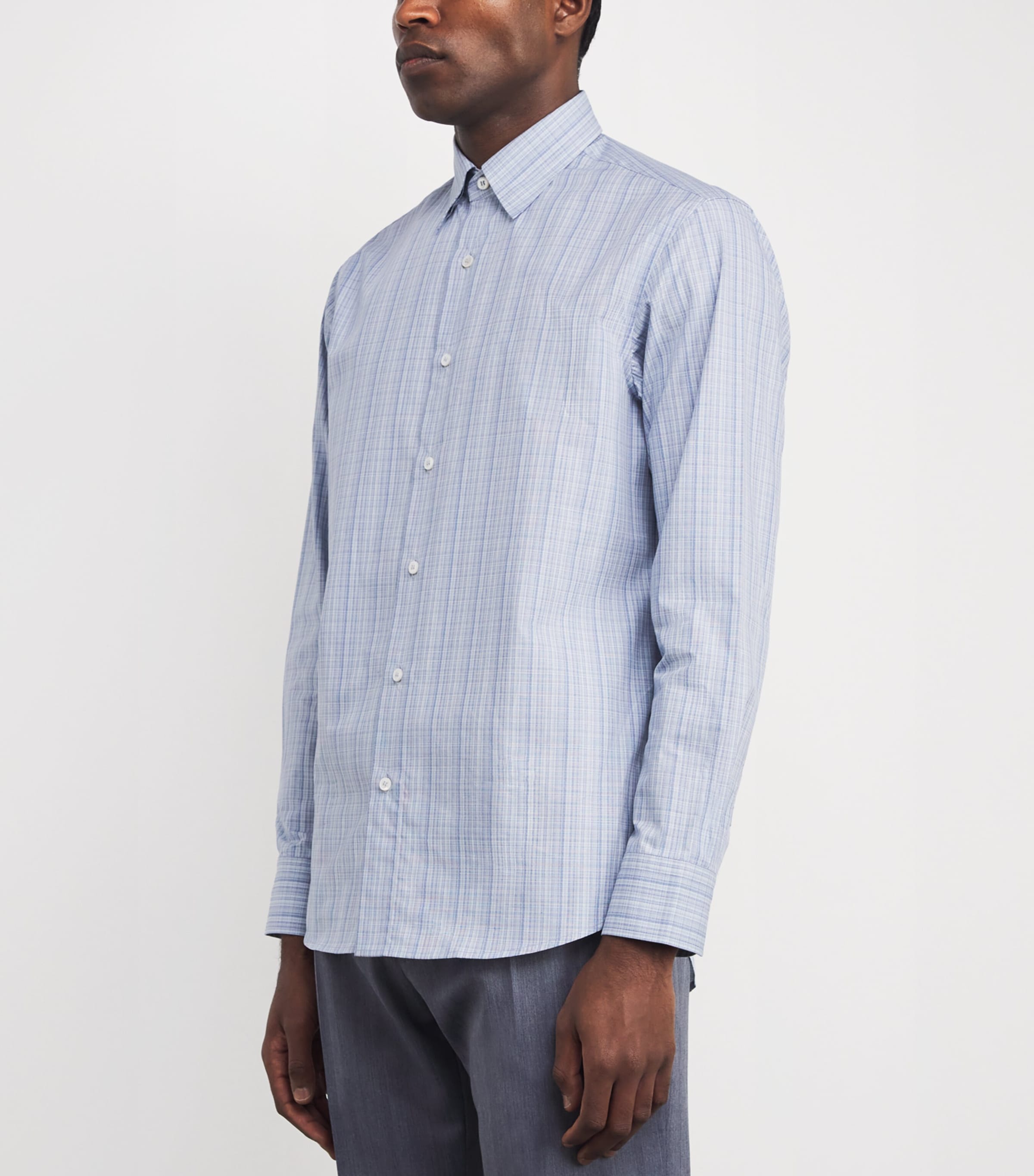 Cotton Check Shirt 4841 Image 3