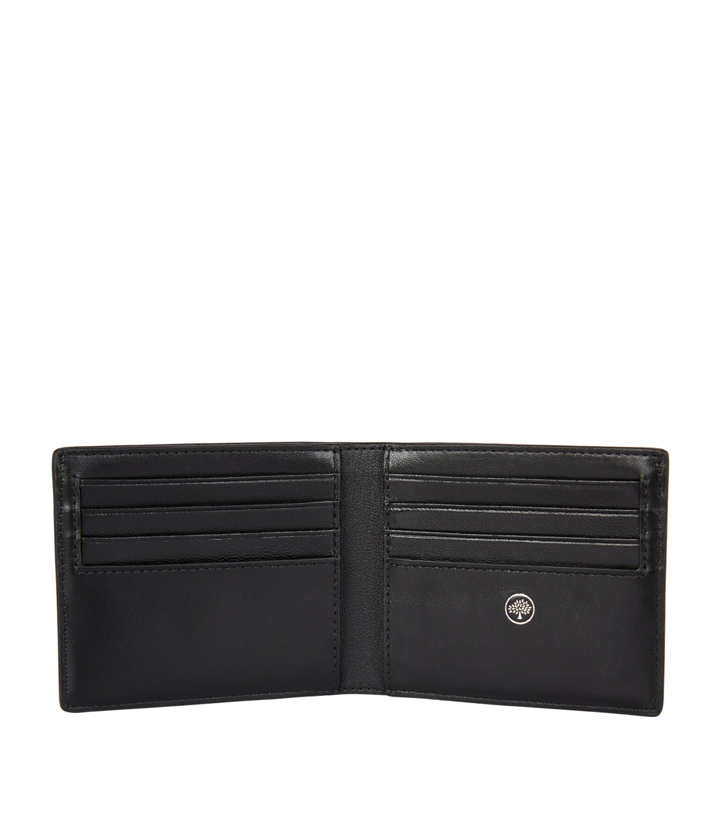 Leather Bifold Wallet BLACK Image 5