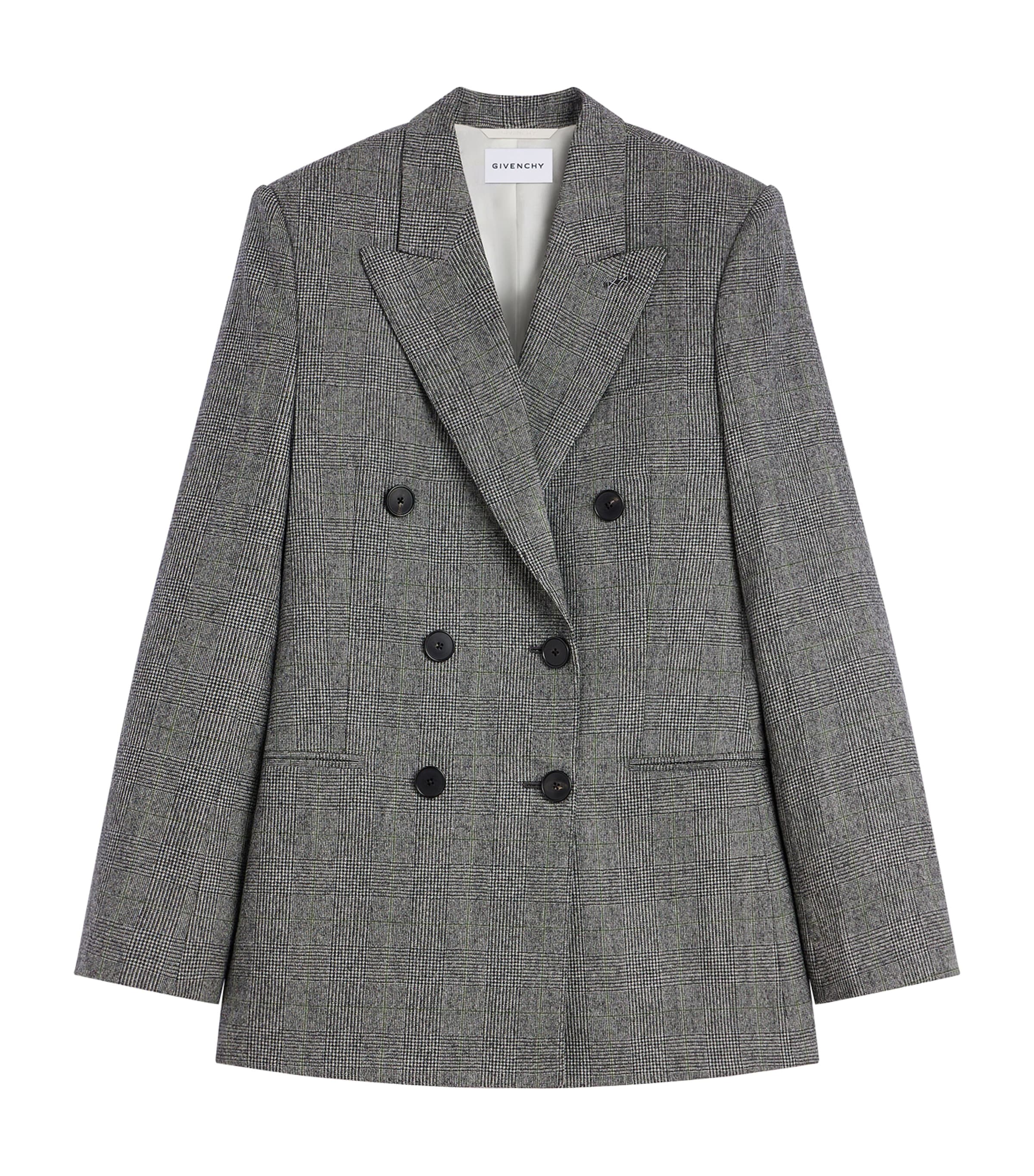 Givenchy Womens Wool Double-Breasted Blazer Image 1