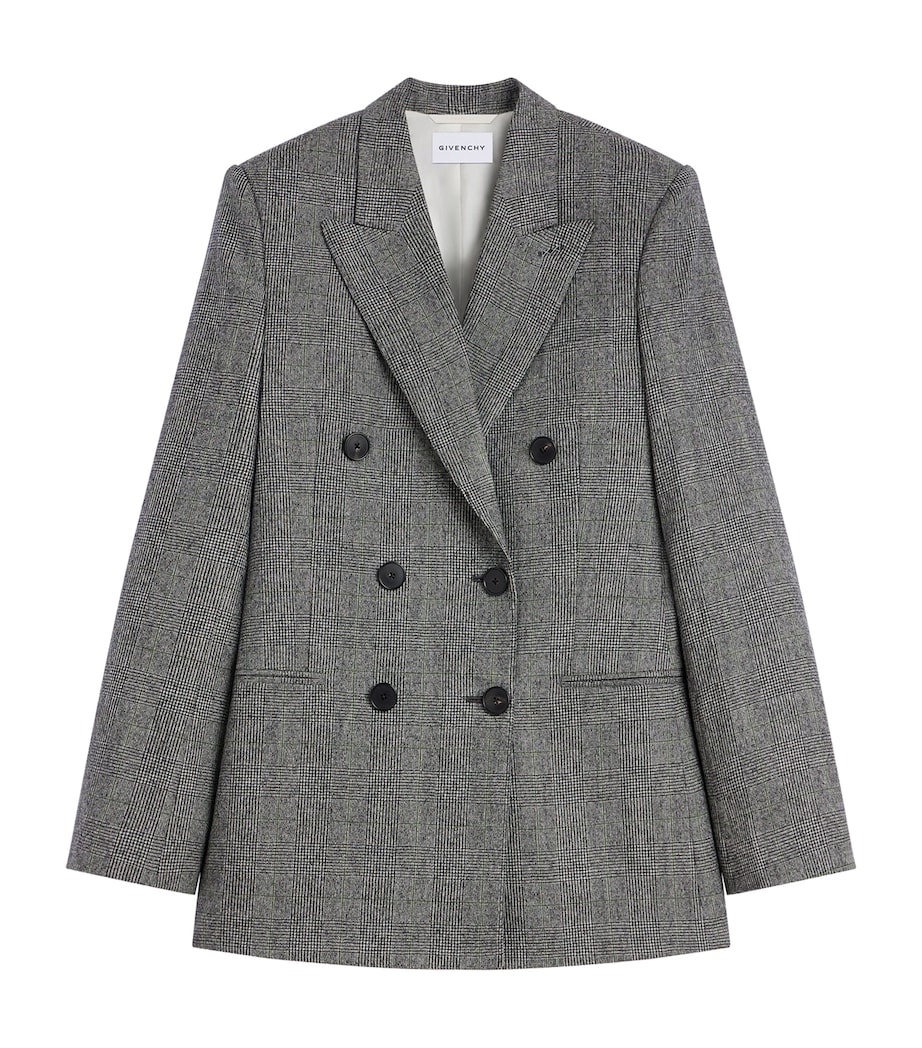 Givenchy Womens Wool Double-Breasted Blazer Image 1