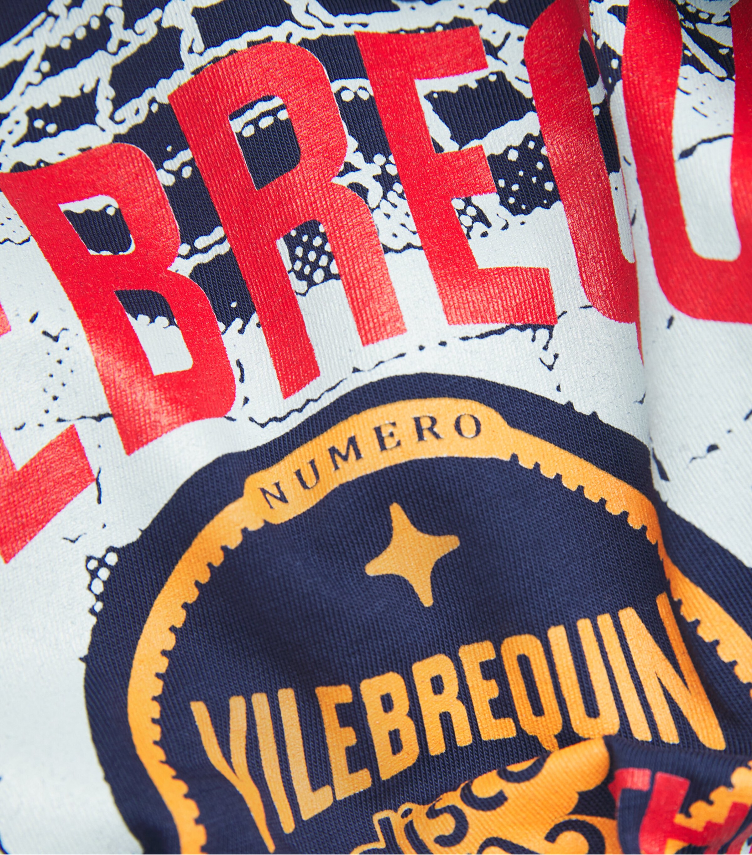 Cotton Logo T-Shirt 390-NAVY Image 5