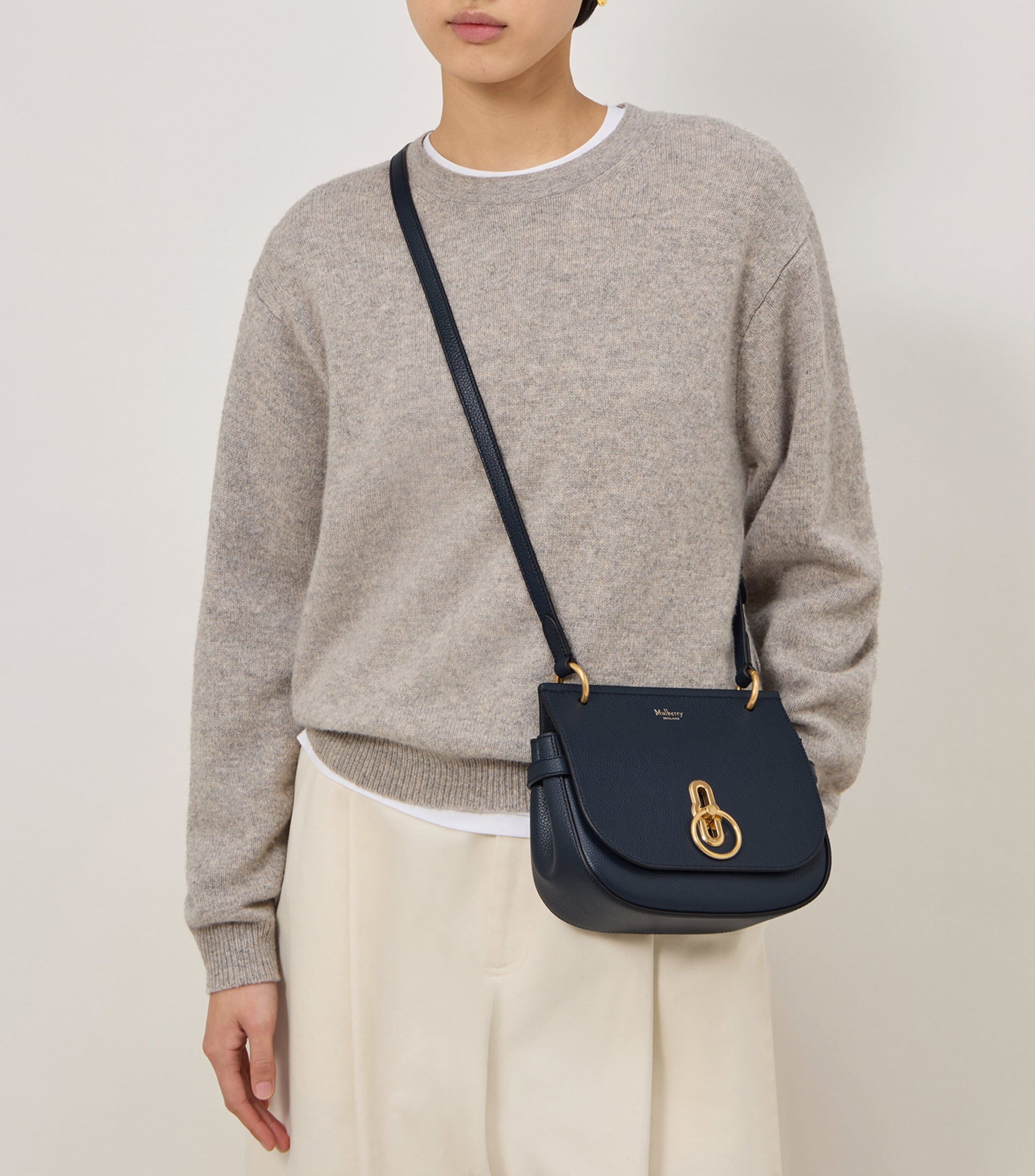 Mulberry Small Leather Amberley Cross-Body Bag | Harrods US