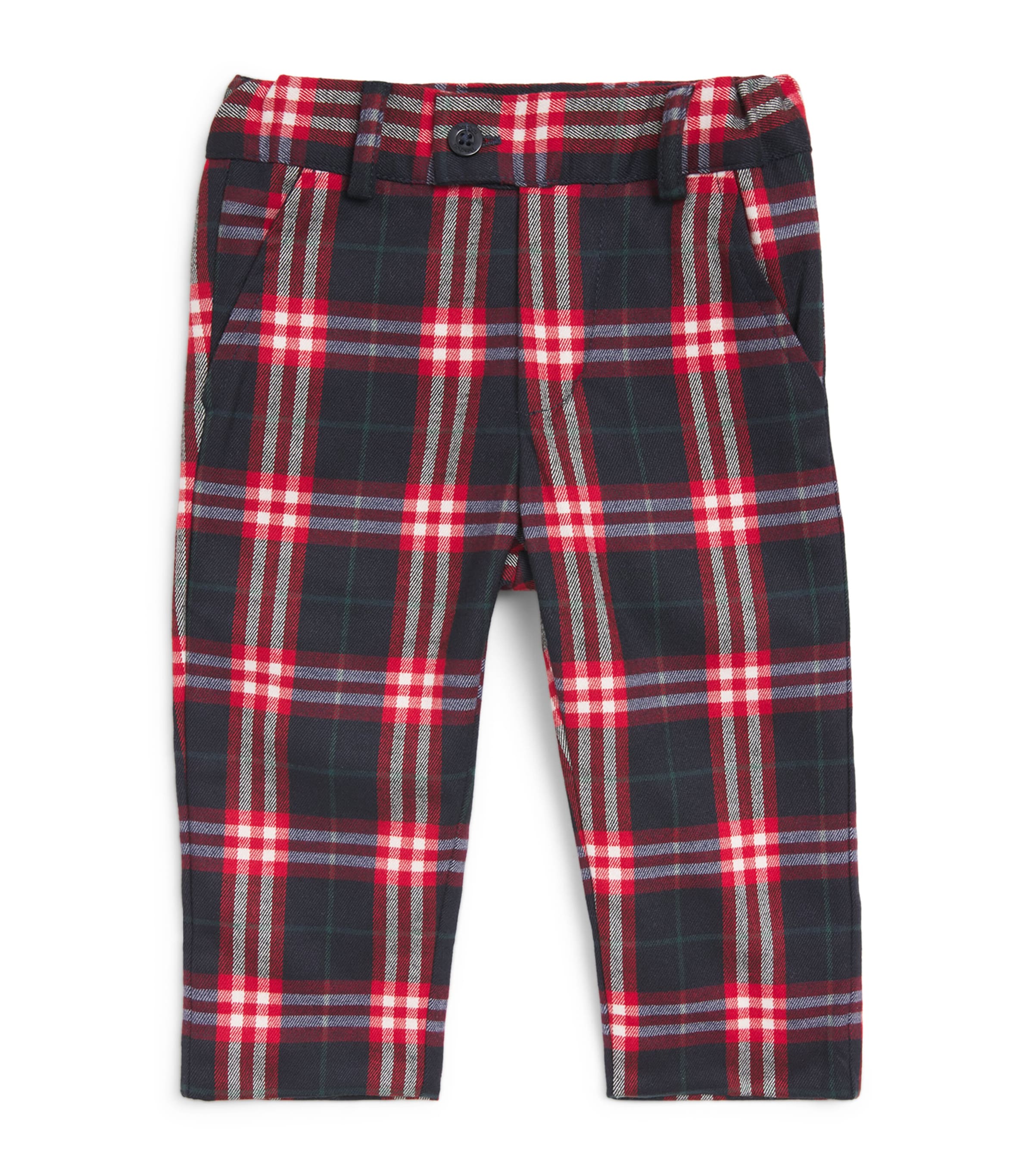 Patachou Flannel Tartan Trousers (6 Months - 4 Years) Balmoral Trtn Image 1