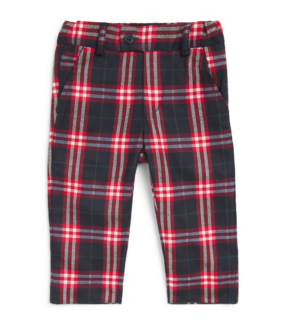 Patachou Flannel Tartan Trousers (6 Months - 4 Years) Balmoral Trtn Image 1