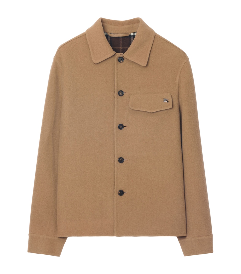 Wool Overshirt CML BN/TRCL BN IP CK Image 1