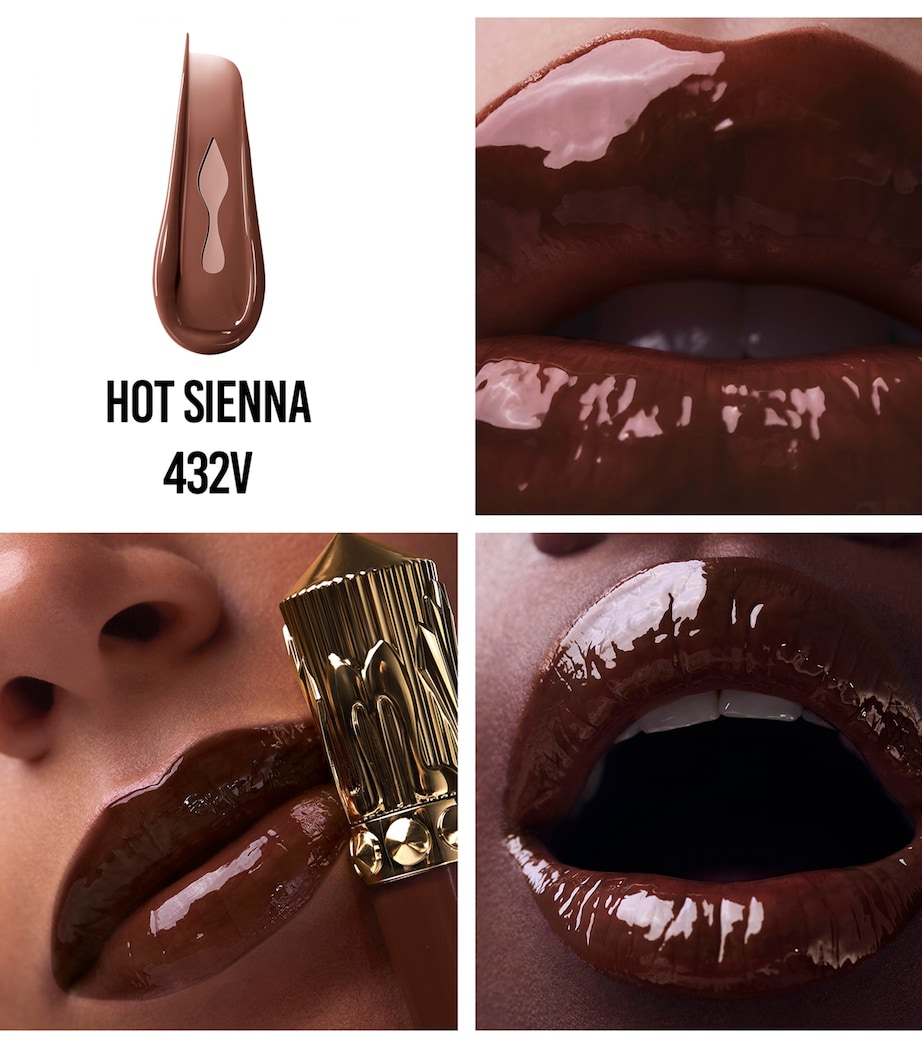 Rouge Stiletto Glossy Shine Vinyl Lip Gloss 432V HOT SIENNA Image 2