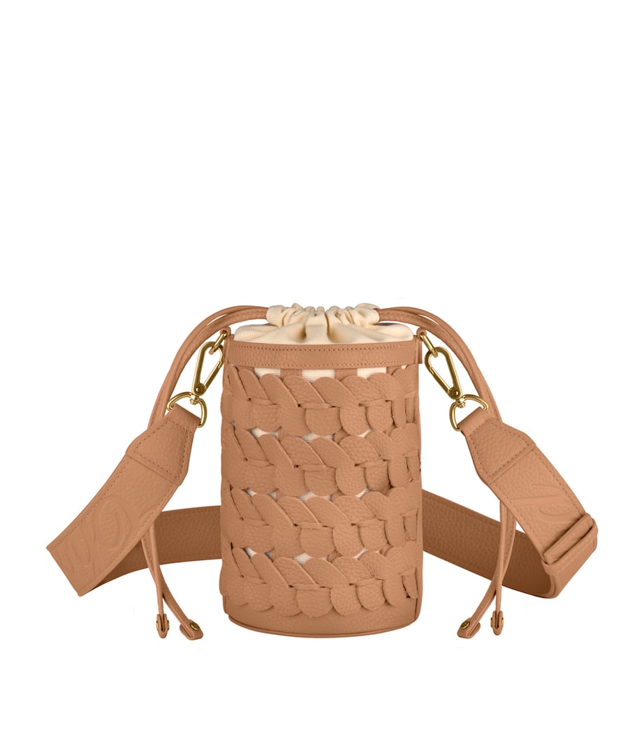Mini Happy Hearts Bucket Bag CAMEL Image 2