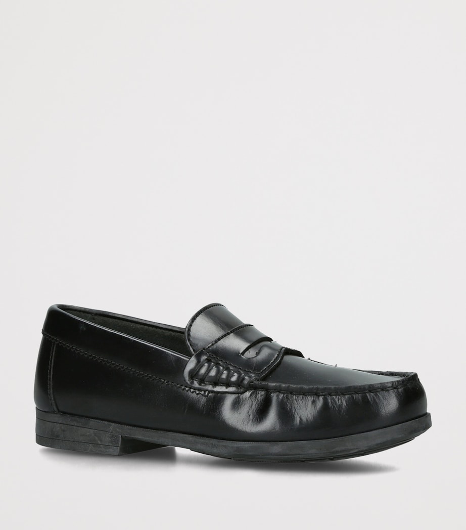 Start-Rite Leather Penny Loafers Black Image 3