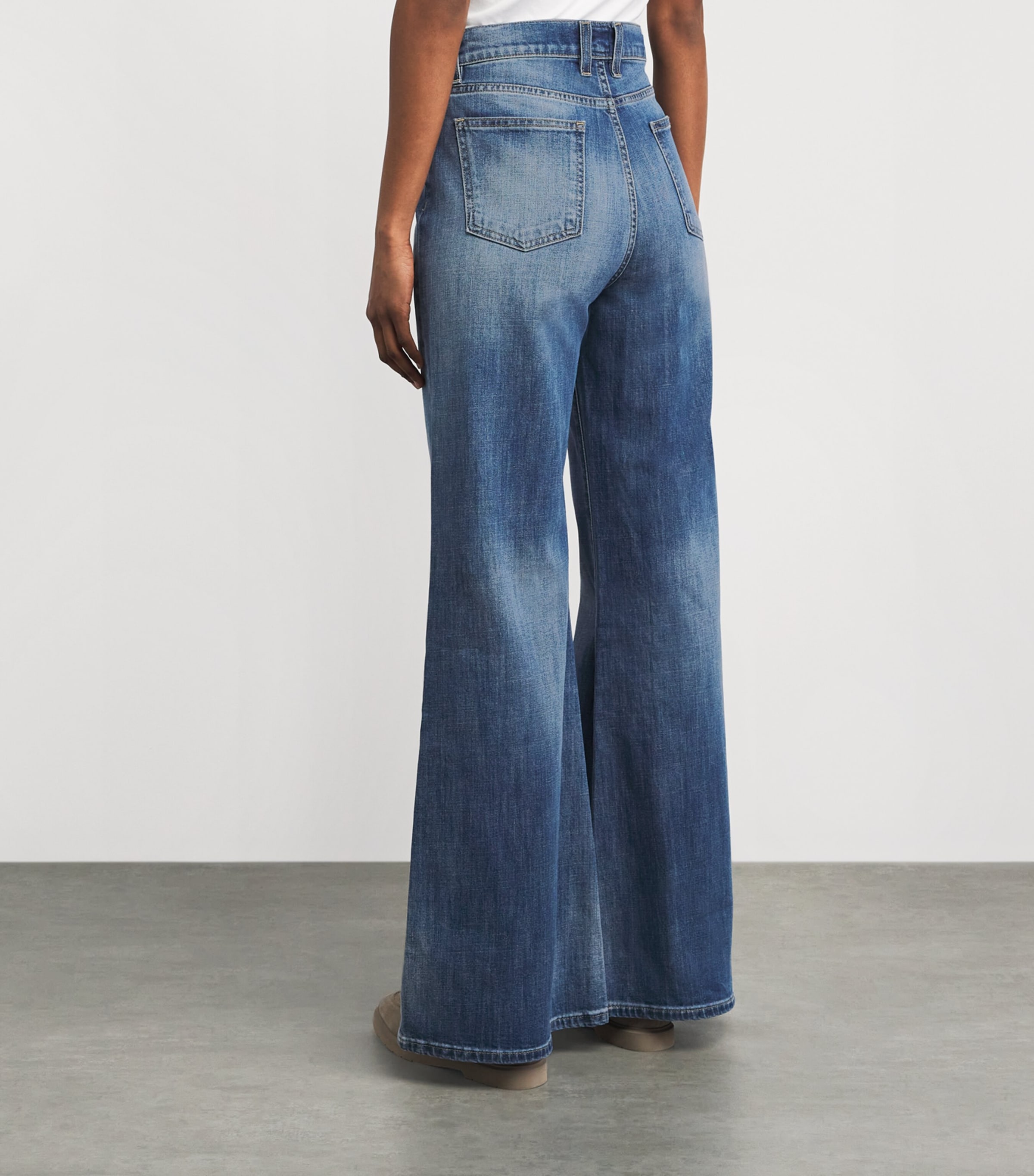 Eleventy Womens Flared Jeans Blu Image 5