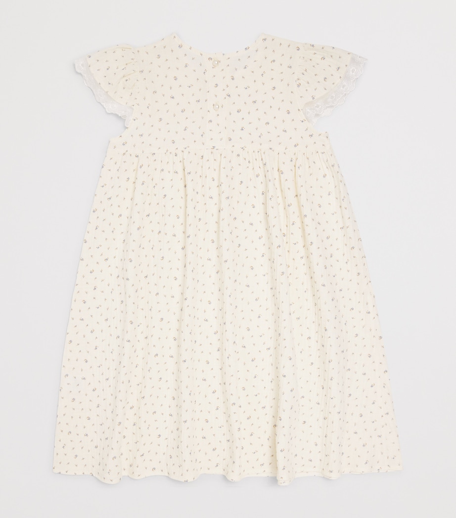Amiki Cotton Talia Nightgown (2-14 Years) Yellow Flowers Image 2
